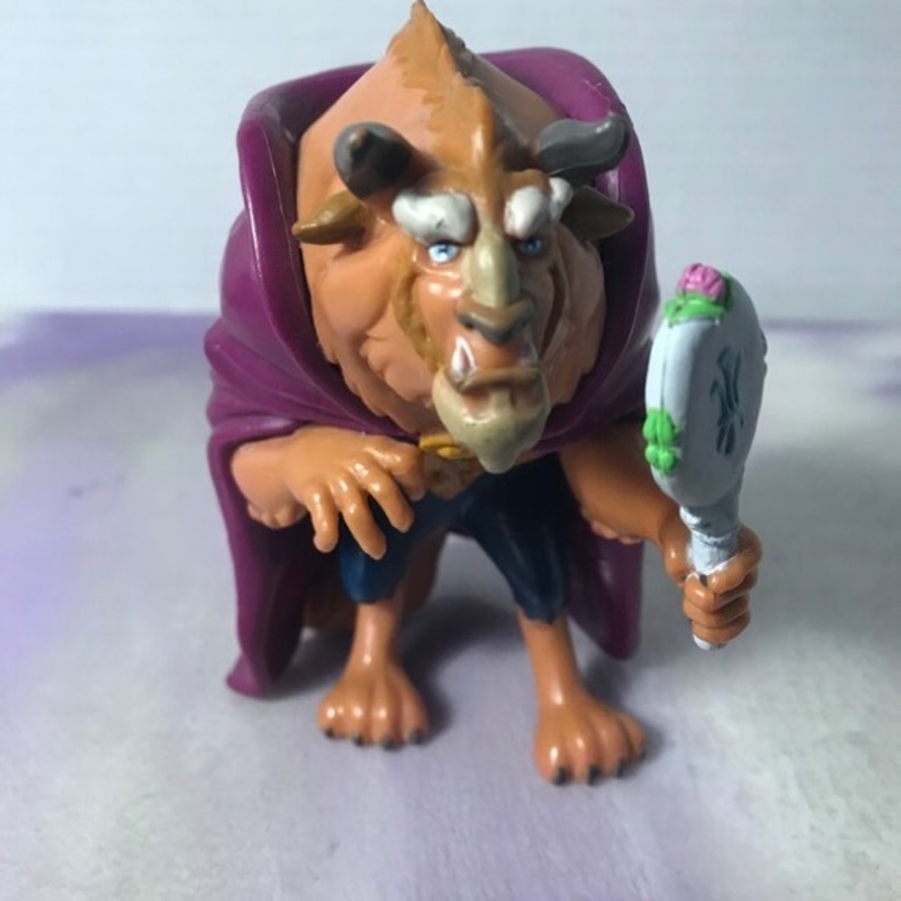 Vintage APPLAUSE Beauty And The Beast Mirror PVC Action Figure DISNEY - Picture 4 of 7